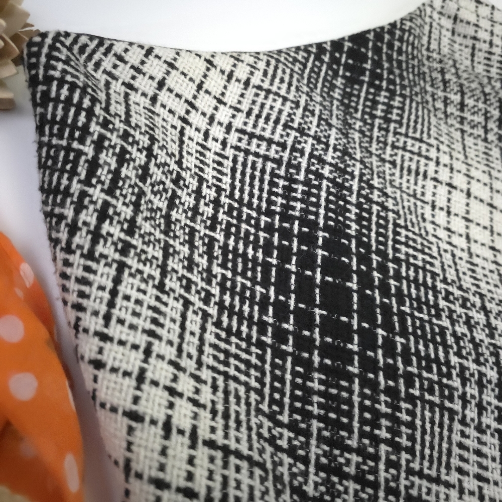 ANTONIO MELANI Black and White Skirt Sz 8 - Picture 5 of 7